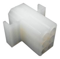 MOLEX 03-09-1062 Connector Housing, Standard .093" 1261 Series, Receptacle, 6 Ways, 5.03 mm