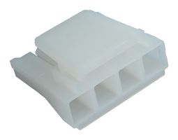 MOLEX 44441-1004 Connector Housing, Natural, Sabre 44441 Series, Receptacle, 4 Ways, 7.5 mm