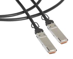 MOLEX 100297-1301 Computer Cable, zQSFP+ Plug, zQSFP+ Plug, 9.8 ft, 3 m, 100297 Series