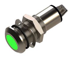 MARL 528-532-23 LED Panel Mount Indicator, Green, 28 VDC, 13 mm, 20 mA, 23 cd, IP67