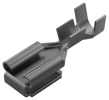 TE CONNECTIVITY - AMP 61944-2 Quick Disconnect Terminal, FASTON 250, Female Piggyback Disconnect, 6.35mm x 0.81mm