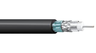 BELDEN 4794R 0101000 Coaxial Cable, RG7/U, Silver Plated Copper, 8.128 mm, 75 ohm, Black