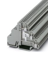PHOENIX CONTACT 2715092 DIN Rail Mount Terminal Block, Sensor/Actuator, 6 Ways, 24 AWG, 12 AWG, 2.5 mm², Screw, 24 A