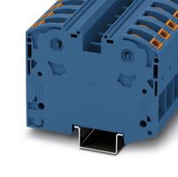 PHOENIX CONTACT 3212065 DIN Rail Mount Terminal Block, Feed-Thru, 2 Ways, 12 AWG, 2 AWG, 35 mm², Push In, 125 A