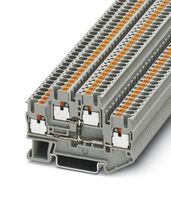 PHOENIX CONTACT 3210936 DIN Rail Mount Terminal Block, Diode, 4 Ways, 26 AWG, 12 AWG, 2.5 mm², Push In, 20 A