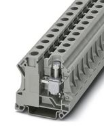 PHOENIX CONTACT 3073827 DIN Rail Mount Terminal Block, 2 Ways, 10 AWG, 4 AWG, 16 mm², Screw, 76 A