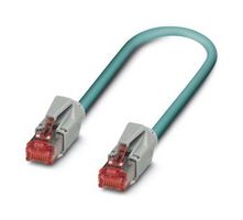 PHOENIX CONTACT 1408934 Ethernet Cable, 4P, Cat5e, RJ45 Plug to RJ45 Plug, Blue, 2 m, 6.6 ft