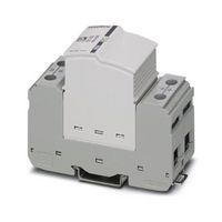 PHOENIX CONTACT 2905472 Surge Protector, Lightning Surge Arrester, Type 1 & 2, 100 kA, 350 VAC, DIN Rail