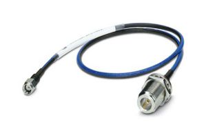 PHOENIX CONTACT 2701402 RF / Coaxial Cable Assembly, 1.6 ft, 500 mm, EF316, N-Type Jack, RPSMA Plug, 50 ohm