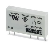 PHOENIX CONTACT 2961367 Power Relay, SPDT, 4.5 VDC, 3 A, REL-MR Series, Through Hole