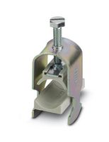 PHOENIX CONTACT 3240254 Fastener, Screw Mount Cable Clamp, 22 mm, Steel, Silver, 26 mm, 24 mm