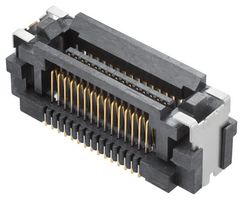 MOLEX 203956-0501 Mezzanine Connector, Header, 0.4 mm, 2 Rows, 50 Contacts, Surface Mount, Copper Alloy