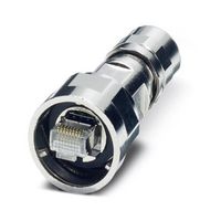 PHOENIX CONTACT 1419182 Modular Connector, RJ45 Plug, 1 x 1 (Port), 8P8C, Cat5, IP67, Cable Mount