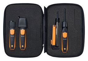 TESTO 0563 0003 10 Smart Probe VAC Kit, Data Logging, 405i Hot Wire/410i Vane/605i Humidity/805i Infrared