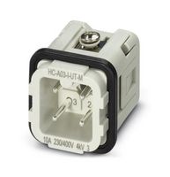 PHOENIX CONTACT 1585210 Heavy Duty Connector, HEAVYCON, Insert, 3+PE Contacts, D7, Plug, Screw Pin