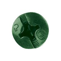 PANDUIT RGTBS1032G-C Machine Screw, #10-32, 12.7 mm, Carbon Steel, Zinc, Pan Head Phillips
