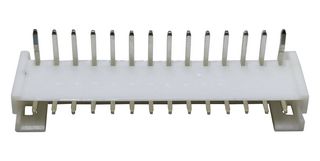 MULTICOMP PRO MP001779 Pin Header, R/A, Wire-to-Board, 2 mm, 1 Rows, 14 Contacts, Through Hole Right Angle, MP W2B 2MM