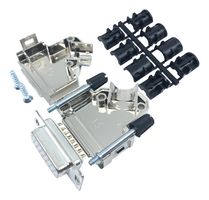 MULTICOMP PRO MP002048 D Sub Connector, Kit, Standard, Receptacle, 9 Contacts, DE, Solder Cup