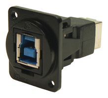 CLIFF ELECTRONIC COMPONENTS CP30204NM3B USB Adapter, M3 Hole, USB Type B Receptacle, USB Type B Receptacle, USB 3.0, FT Series