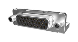 AMPHENOL COMMUNICATIONS SOLUTIONS ICD15S13E6GX00LF D Sub Connector, High Density, Receptacle, FCI Compact D, 15 Contacts, DE, Solder