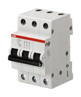 ABB 2CDS213001R0164 Thermal Circuit Breaker, SH200 Series, 16 A, 3 Pole, 400 V, DIN Rail