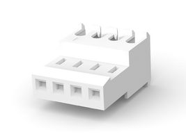 TE CONNECTIVITY - AMP 3-640621-4 IDC Connector, IDC Receptacle, Female, 2.54 mm, 1 Row, 4 Contacts, Cable Mount