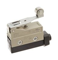 OMRON INDUSTRIAL AUTOMATION ZC-W255 Limit Switch, Short Hinge Roller Lever, SPDT, 10 A, 250 VAC, Screw Terminal