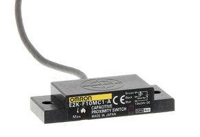 OMRON INDUSTRIAL AUTOMATION E2K-F10MC1-A 2M Proximity Sensor, Capacitive, 10 mm, NPN / SPST-NO, 10 to 30 VDC, E2K-F Series
