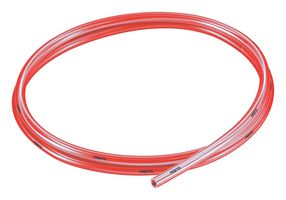 FESTO PUN-H-6X1-TRT Pneumatic Tubing, 6 mm, 4 mm, PU (Polyurethane), Transparent Red, 10 bar, 50 m