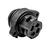 AMPHENOL SINE/TUCHEL C016 20C003 100 12 Circular Connector, Standard Circular Connector, ecomate M Series, Panel Mount Receptacle