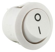 MULTICOMP PRO MP004437 Rocker Switch, SPST, Non Illuminated, Panel Mount, White