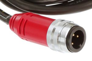 MOLEX 130064-0450 Sensor Cable, BradPower D-Size Plug, BradPower D-Size Receptacle, 3 Positions, 5 m, 16.4 ft
