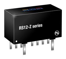 RECOM POWER RS12-2405SZ Isolated Through Hole DC/DC Converter, SIP, 4:1, 12 W, 1 Output, 5 V