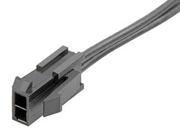 MOLEX 214758-1023 Cable Assembly, Micro-Fit 3.0 Plug to Free End, 2 Ways, 3 mm, 2 Row, 600 mm, 23.6 "