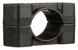 PANDUIT CCPL2H5870-X Fastener, 58-70mm Dia, Screw Mount Cable Clamp, Nylon (Polyamide), Black, 45 mm, 128 mm