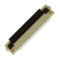 MOLEX 52892-2433 FFC / FPC Board Connector, R/A, 0.5 mm, 24 Contacts, Easy-On 52892 Series, Solder, Bottom, 1 Row