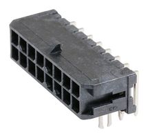 MOLEX 43045-1622 Pin Header, Power, Wire-to-Board, 3mm, 2 Rows, 16 Contacts, Through Hole Right Angle