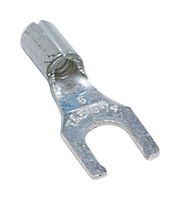 ABB 7TAI029590R0020 Fork / Spade Tongue Terminal, Sta-Kon B, 18AWG to 14AWG, M3.5, #6, Uninsulated