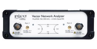 The PicoVNA 106: professional-grade vector network analysers