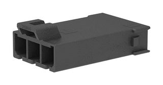 MOLEX 213815-0103 Connector Housing, Black, Mega-Fit 213815 Series, Plug, 3 Ways, 5.7 mm