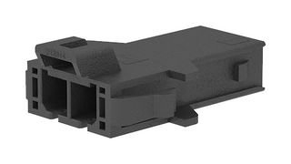 MOLEX 213814-1102 Connector Housing, Black, Mega-Fit 213814 Series, Plug, 2 Ways, 5.7 mm