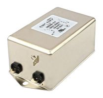 UNITED AUTOMATION A-EN2090-6-F Power Line Filter, Industrial, 250 VAC, 6 A, Single Phase, 2 Stage, Chassis Mount