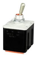 HONEYWELL 102TL2-3 Toggle Switch, On-On, DPDT, Non Illuminated, TL Series, Panel Mount, 20 A