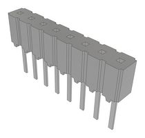SAMTEC CES-108-02-T-S PCB Receptacle, Board-to-Board, 2.54 mm, 1 Rows, 8 Contacts, Through Hole Mount
