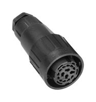 AMPHENOL SINE/TUCHEL C016 20D005 104 2 Circular Connector, Standard Circular Connector, ecomate C16-3 Series, Cable Mount Plug