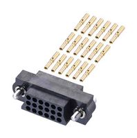 HARWIN M83-LFD1F2N18-0000-000 Rectangular Connector, Datamate J-Tek M83, 18 Contacts, Receptacle, 2 mm, Crimp, 3 Row
