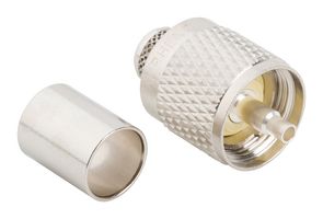 AMPHENOL RF 083-8SP-RFX RF / Coaxial Connector, UHF Coaxial, Straight Plug, Crimp, RG8, RG8A, RG213, RG393, Brass