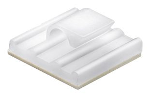 WURTH ELEKTRONIK 523220000 Fastener, Adhesive Backed Cable Clip, 4.4 mm, Nylon 6.6 (Polyamide 6.6), Natural, 16 mm, 15.6 mm