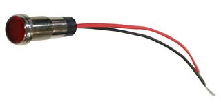 DIALIGHT 656-1105-303F LED Panel Mount Indicator, Red, 120 V, 12.7 mm, 5 mA, IP66, NEMA 4X