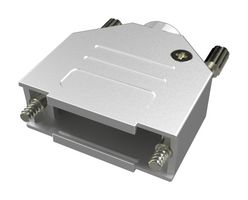 AMPHENOL COMMUNICATIONS SOLUTIONS 8655AMAT1A11KLF D Sub Backshell, DA, 180°, Metal Body